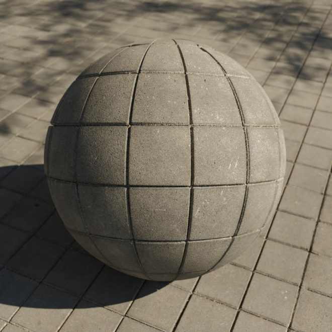 High-quality Outdoor Floor Pattern PBR texture - 5th variant in 4K and 8K resolution.